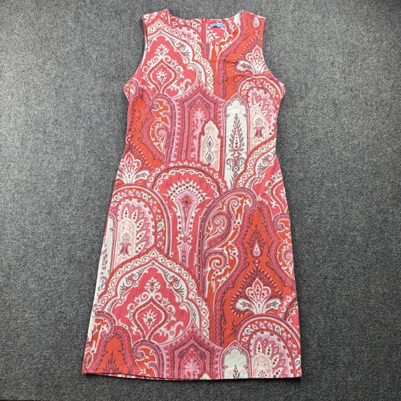 J. McLaughlin Dresses & Skirts - J McLaughlin Dress Womens Medium Paisley Sleeveless Sheath Stretch Summer Casual